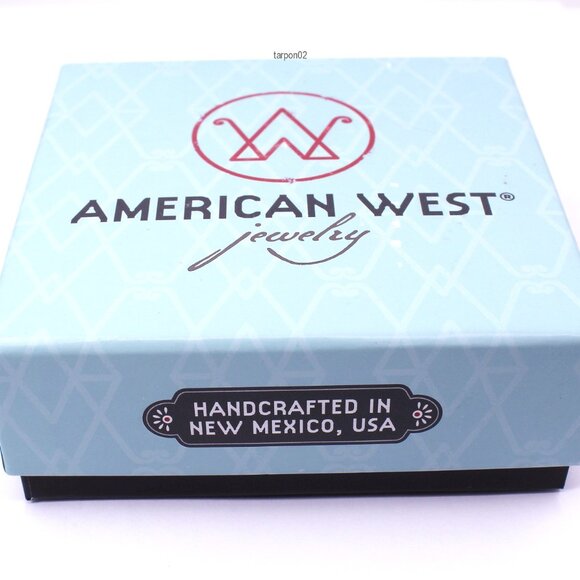 Carolyn Pollack American West Signature Jewelry Gift Box+Velvet Pouch+Roman Card - Picture 2 of 4